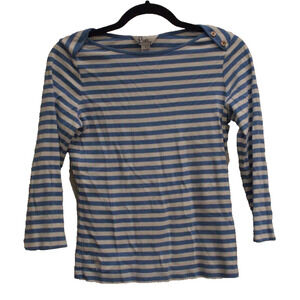 Lilly Pulitzer Vintage Striped Top Size S Blue